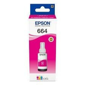 Originálne atramentové náplne Epson T6643 Purpurová