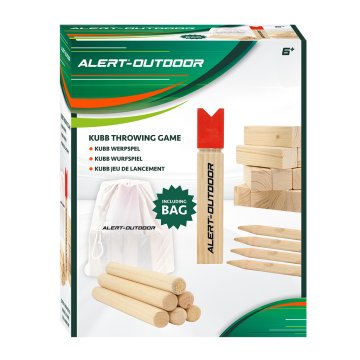 Alert Outdoor Kubb Drevená hádzacia hra + úložná taška