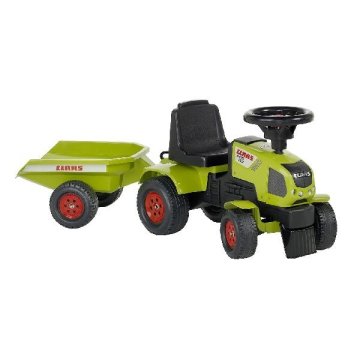 Traktor Falk Axos 310 s prívesom