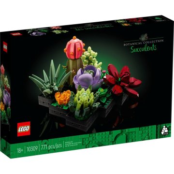 Stavebná hra Lego Succulent 10309 771 Kusy Viacfarebná