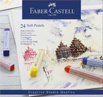 Faber Castell FC-128324 Pastel Chalk Creative Studio Soft Pastel 24 dielny peračník