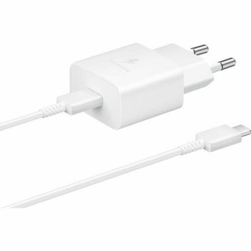 Nabíjačka do zástrčky v stene + kábel USB C Samsung EP-T1510XWE Biela 15 W